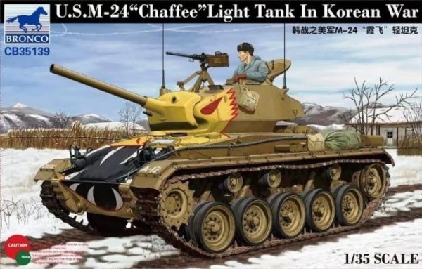 Bronco CB35139 US M-24 Light Tank Chaffee Korean