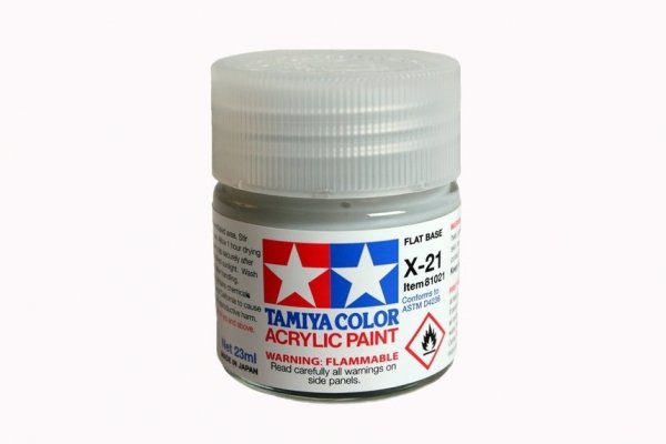 Tamiya 81021 X-21 Flat Base 23ml