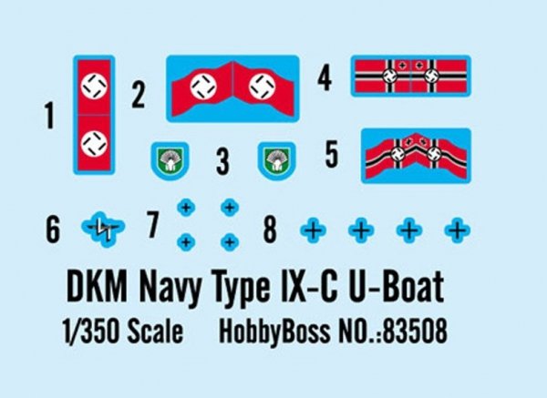 Hobby Boss 83508 1/350 German Navy Type Lx-C U-Boa