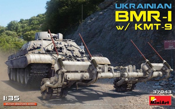 Mini Art 37043 Ukrainian BMR-1 w/KMT-9 1/35