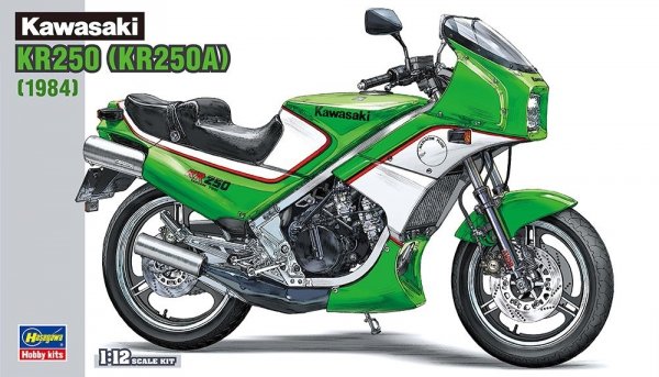 Hasegawa 21512-BK12 Kawasaki KR250 (KR250A) (1984) 1/12