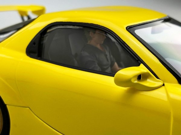 Aoshima 05955 1/24 Initial-D#15 Takahashi Keisuke FD3S RX-7 (Project D Ver.) with Figure