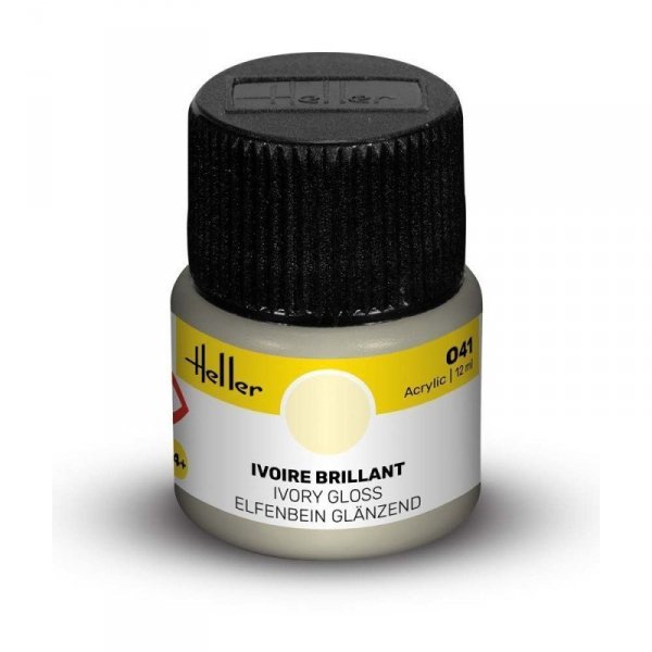 Heller Acrylic Paint 041 Ivory Gloss 12 ml