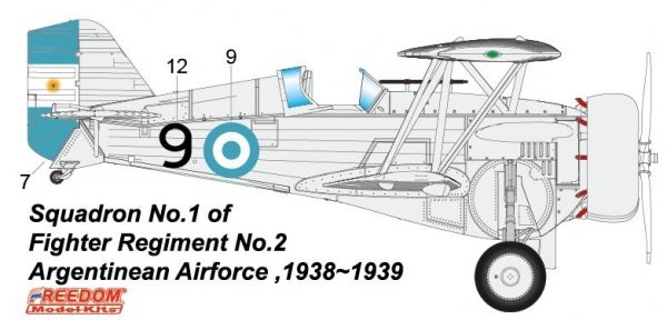 Freedom Model Kits 18009 ROCAF Curtiss BF2C-1 Hawk III Model 68 1/48