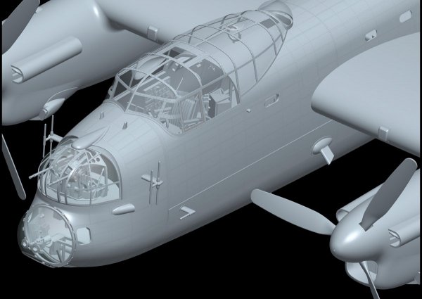 HK Models 01E012 1/32 Avro Lancaster B Mk.I / Mk.III / Dambuster 3 in 1