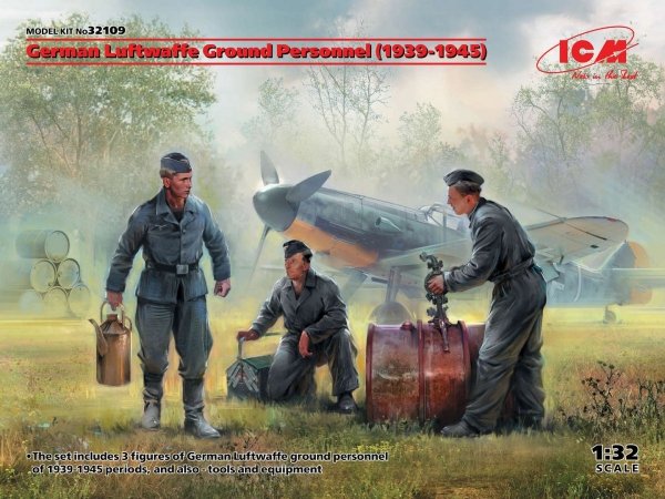 ICM 32109  German Luftwaffe Ground Personnel (1939-1945)