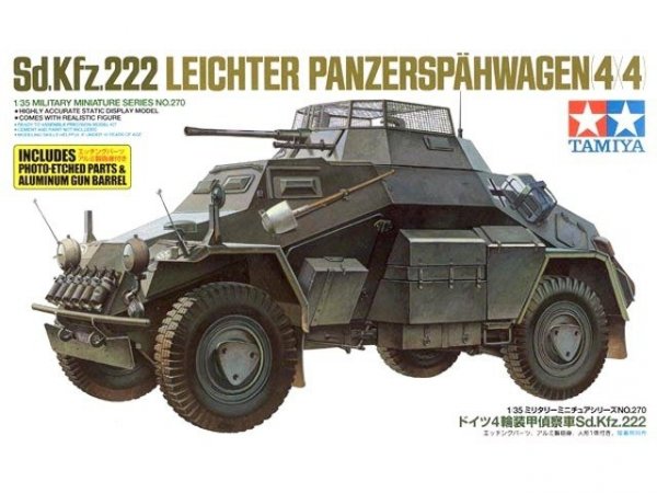 Tamiya 35270 Sd.Kfz.222 w/Photo Etched Part