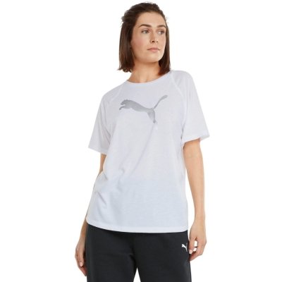Koszulka damska Puma Evostripe Tee biała 589143 02 rozmiar:XS