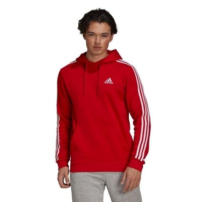 Bluza męska adidas Essentials Fleece czerwona GU2523 rozmiar:M