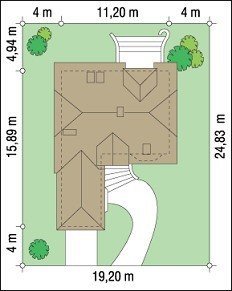 Projekt domu Pogodny IV pow.netto 165,97 m2