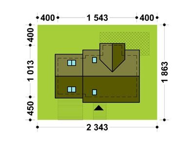 Projekt domu TK10GL2