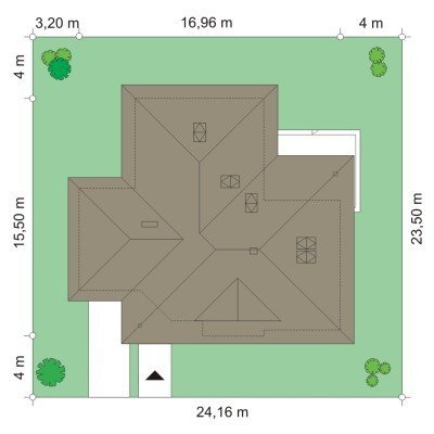 Projekt domu Rozwojowy pow.netto 130,23 m2