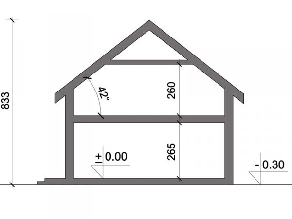 Projekt domu Bol A o pow. 106 m2