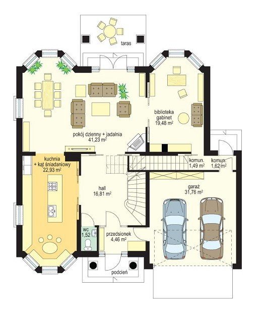 Projekt domu Stylowy pow.netto 220,47 m2