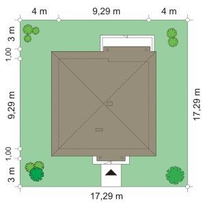 Projekt domu Bambi pow.netto 64,96 m2