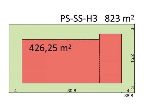 Projekt warsztatu samochodowego PS-SS-H3 pow. 452.00 m2