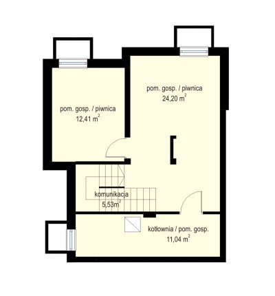 Projekt domu Riwiera pow.netto 238,51 m2