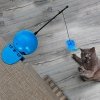 Coockoo Foxy Magic Ball Niebieska interaktywna zabawka dla kota