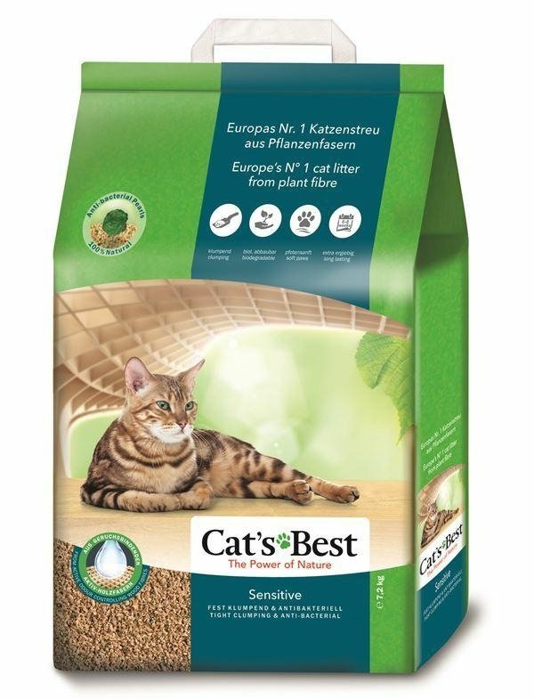Cat's Best Sensitive 20l naturalny i delikatny żwirek dla kota (8,6kg)