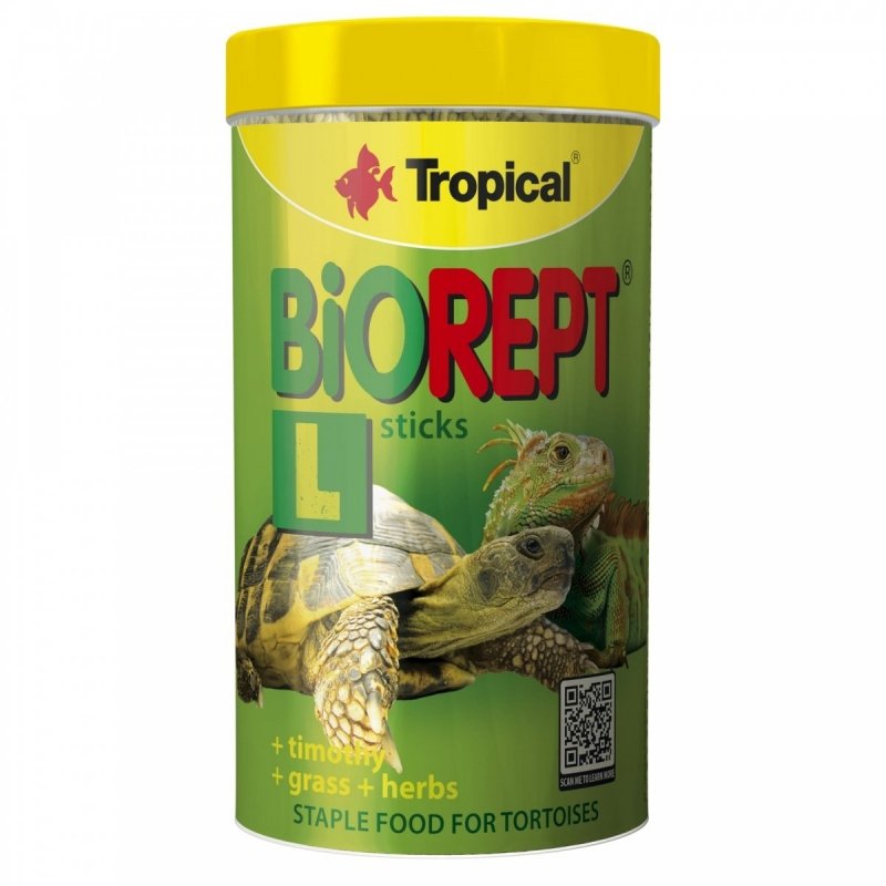 Tropical Biorept L 250ml puszka pałeczki Pokarm dla Żółwi lądowych