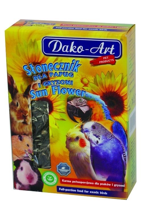 Dako-art Sun Flower 250g Słonecznik dla papug i gryzoni