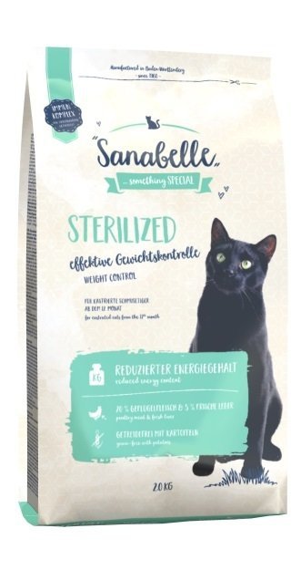 Sanabelle Sterilized 2kg sucha karma dla Kotów kastrowanych