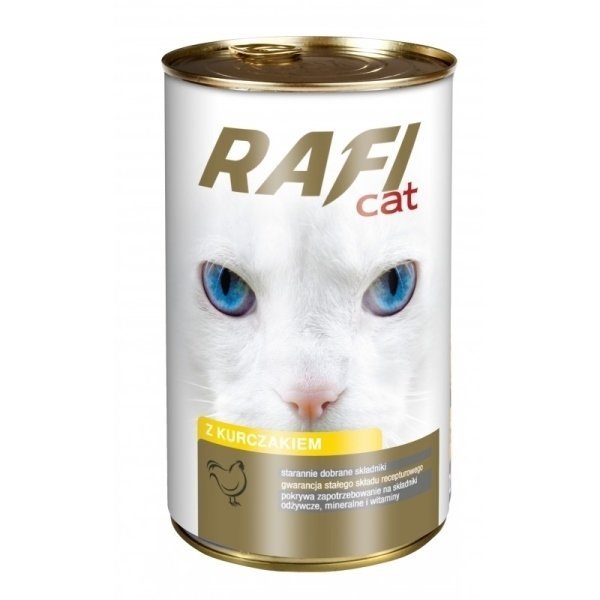 Rafi Cat z Drobiem 415g puszka Mokra karma dla kota