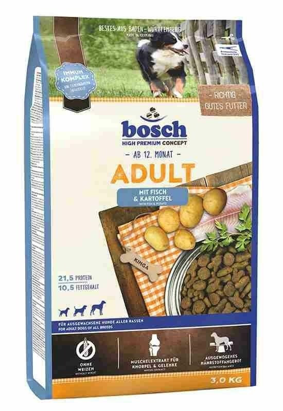 Bosch Adult 3kg Ryba i Ziemniak dla Psa