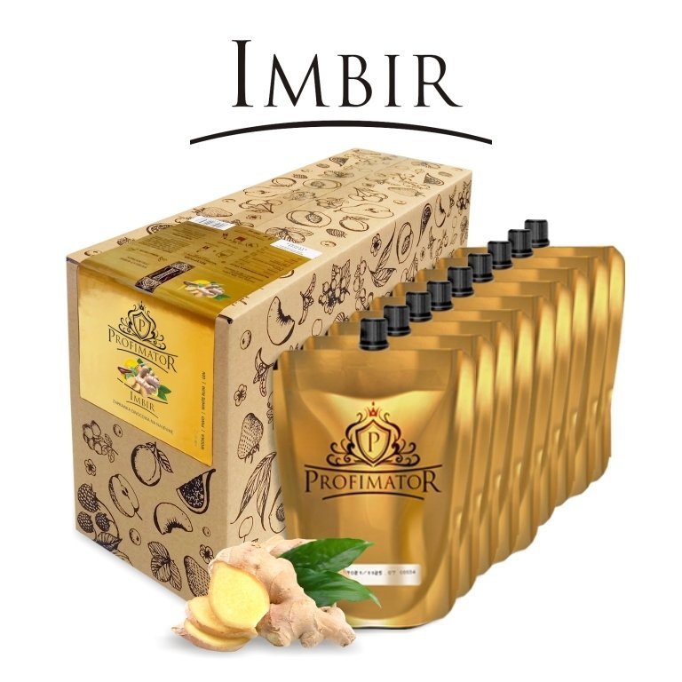 Bezalkoholowy koncentrat do przygotowywania napojów alkoholowych IMBIR box 9x300 ml 
