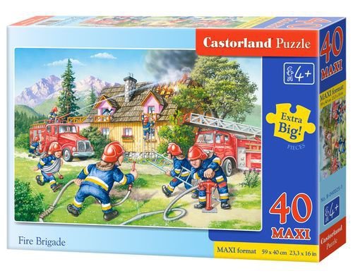 Puzzle 40 maxi strażacy