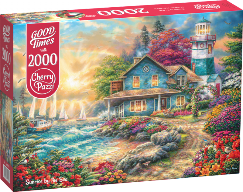 Puzzle 2000 Cherry Pazzi Sunrise by the sea 50002