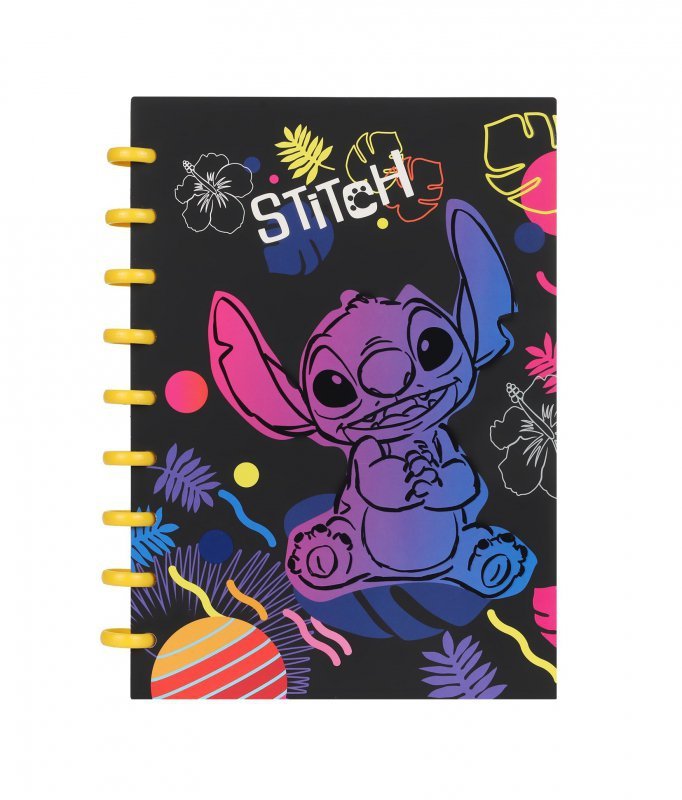 Kołobrulion B5 Disney Black Stitch big ring 100 kartek wzór 3