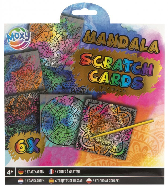 Zestaw do wydrapywanek wzór Mandala