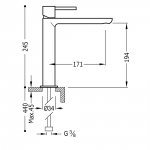Tres Max bateria umywalkowa 06220304