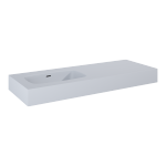 Elita UMYWALKA DIMPLE 120 LEWA (60+60) ścienna MARMUR STONE MATT 168869 / RE041201027040