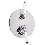 Giulini Giovanni Praga Bateria natryskowo-wannowa z przełącznikiem chrom 95113CH