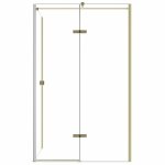 Besco Pixa Gold kabina prostokątna 120x80 Lewa PPL128195G