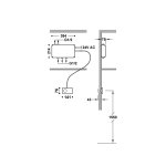 Tres SHOWER TECHNOLOGY ELEKTRONICZNY STEROWNIK TERMOSTATYCZNY PODTYNKOWY 3-DROŻNY SHOWER TECHNOLOGY BLUE EDITION-49286398