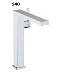 Hansgrohe Tecturis E Jednouchwytowa bateria umywalkowa 240 Fine CoolStart EcoSmart+ bez kompletu odpływowego Czarny Matowy 73072670