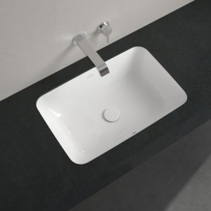 Villeroy & Boch Architectura Umywalka podblatowa 57x37 cm z przelewem z powłoką CeramicPlus weiss alpin 5A7760R1