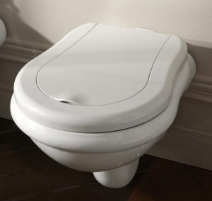 Kerasan Retro miska wc podwieszana 52x38 cm biała 101501