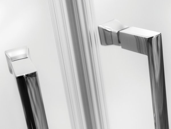 Besco Modern Chrom kabina półokrągła 90 szkło mrożone MP90165M