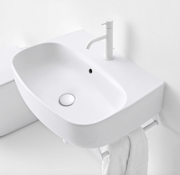 KERASAN NOLITA UMYWALKA PODWIESZANA/ NABLATOWA BIANCO MATT 60x45 534130