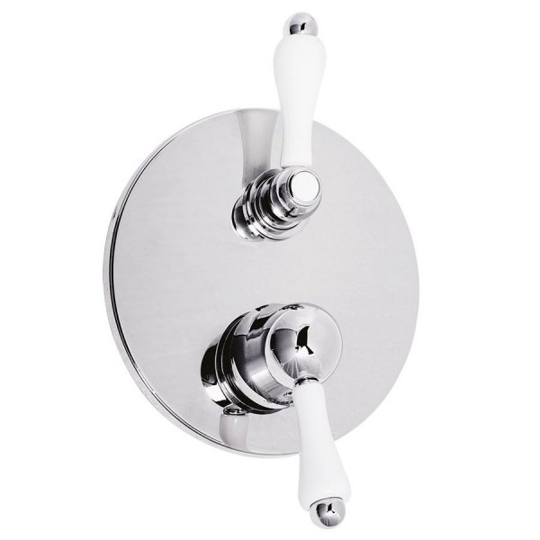 Giulini Giovanni Praga Bateria natryskowo-wannowa z przełącznikiem chrom 95113CH