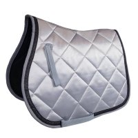 Czaprak Satin wszechstronny Full szaro czarny 