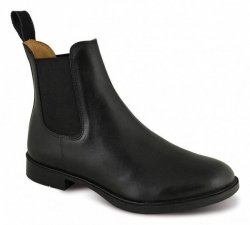 Sztyblety skórzane Negro czarne