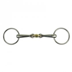 Wędzidło z miedzią podwójnie łamane 15 mm
