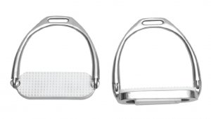 Strzemiona nierdzewne z ruchomą stopką 12cm