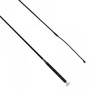 Bat z antypoślizgową rączką dresażowy 110 cm szary