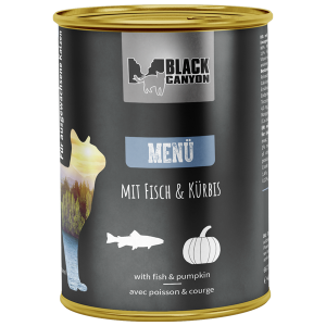 Karma mokra dla kota Menü z rybą i dynią